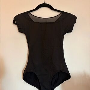 Gaynor Minden Cap Sleeve Mesh Leo